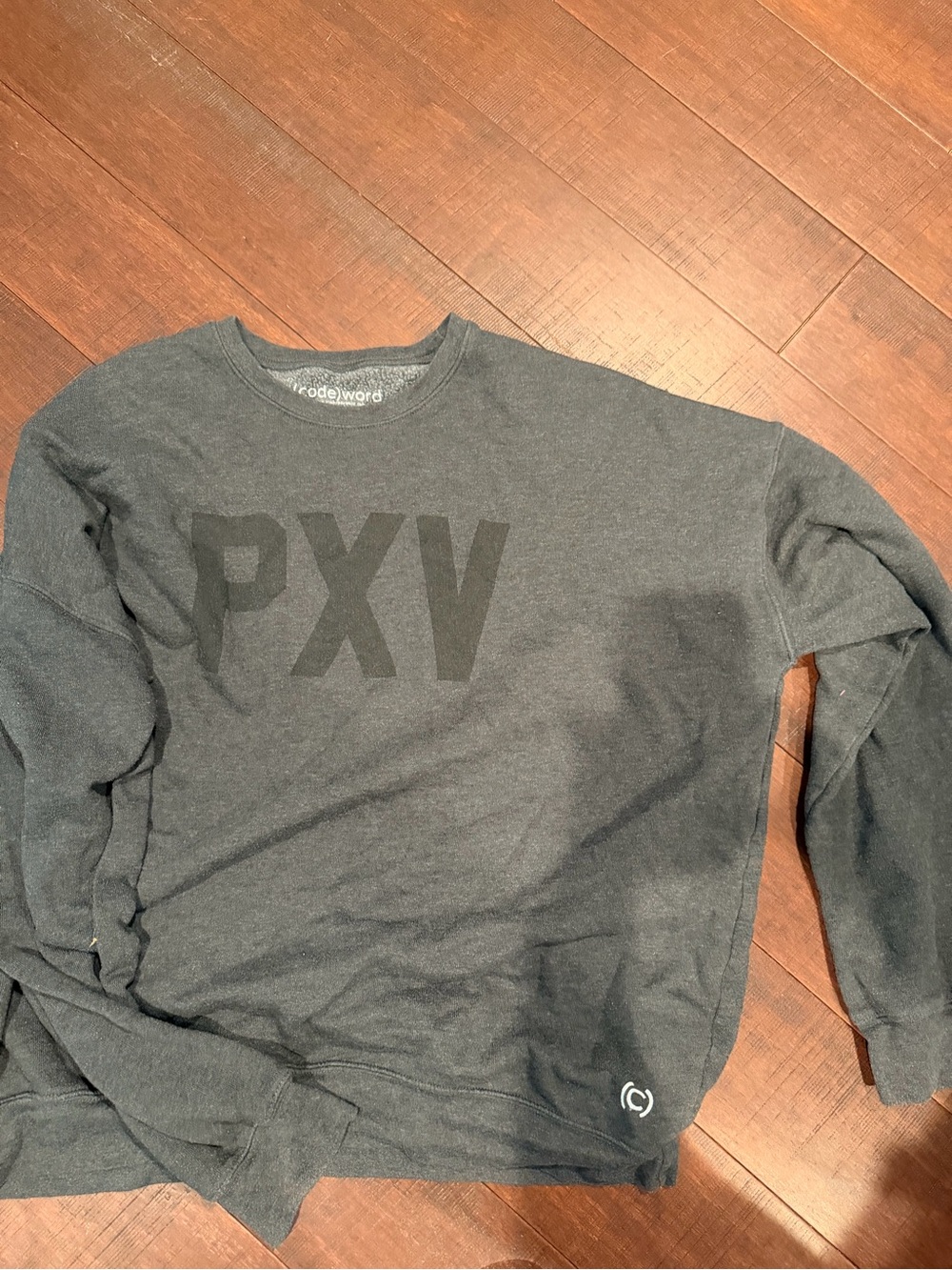 PXV Men's Crewneck Sweater - Charcoal Gray